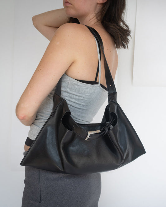 Cara Bag Crinkle Black